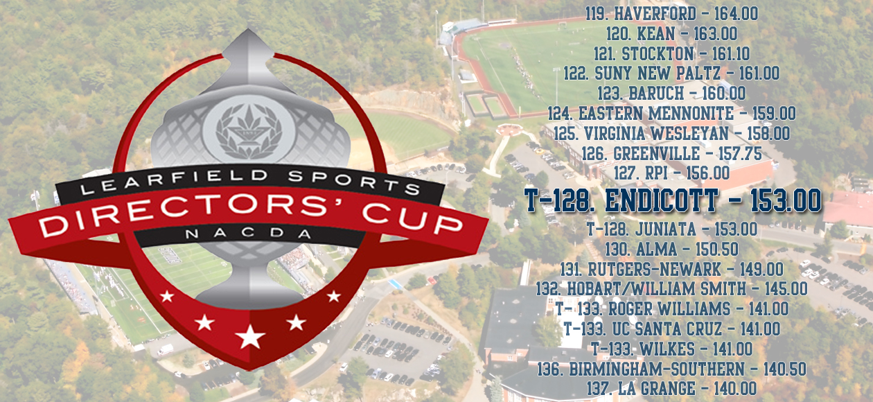 Endicott Finishes Tied for 128th in 2014-15 Learfield Sports Directors' Cup Standings