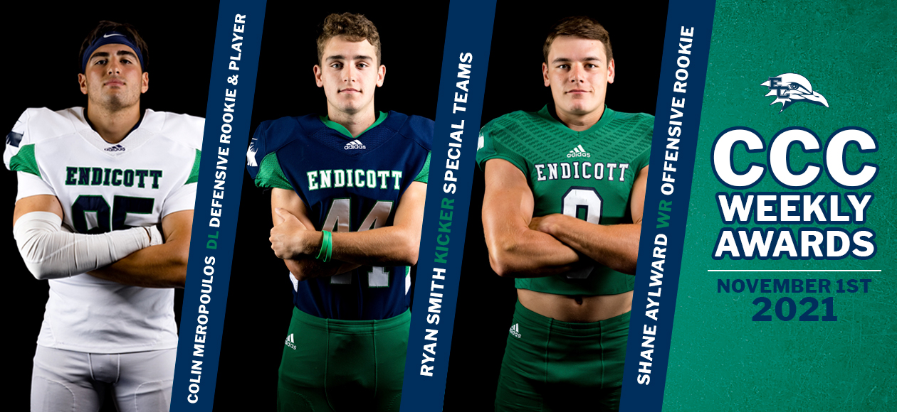 Trio Of Gulls Receive CCC Football Weekly Awards
