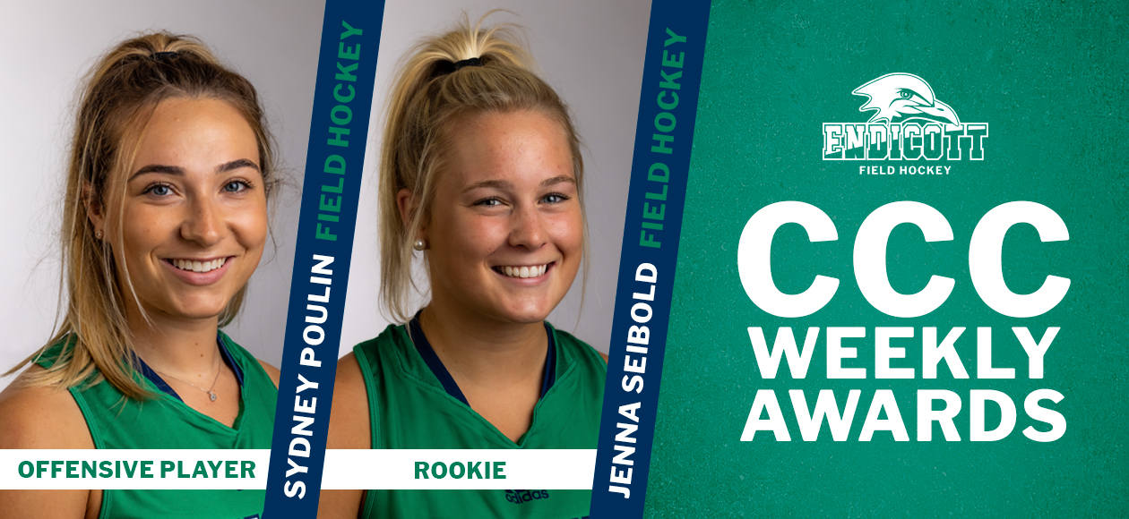 Poulin, Seibold Collect CCC Weekly Awards