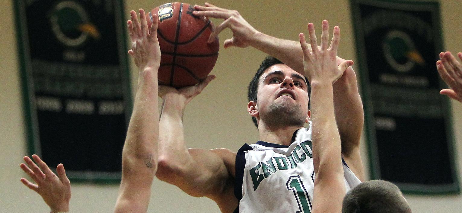 Endicott Struggles on the Road with Double-Digit Loss to League Leader Nichols