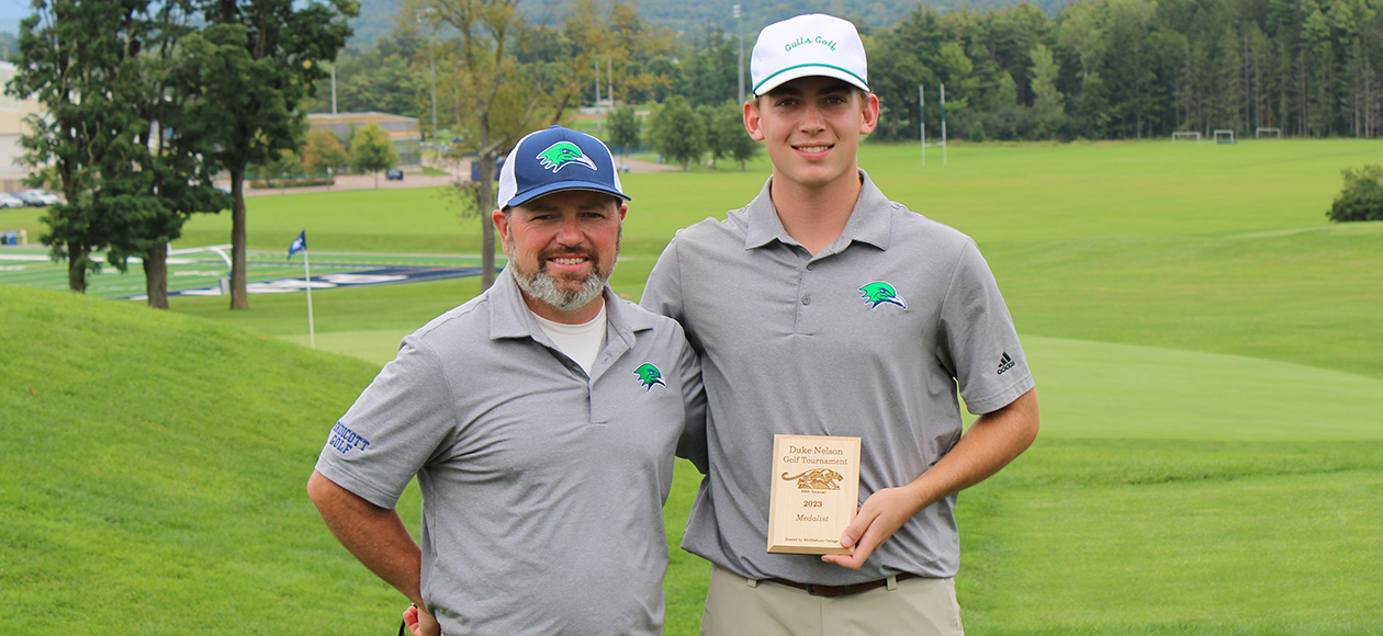 Men’s Golf Finishes Third At Middlebury; Burke Earns Medalist Honors To Lead Gulls