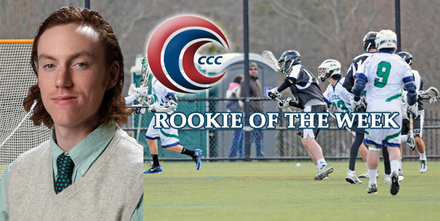 Kyle Weber named CCC Rookie of the Week