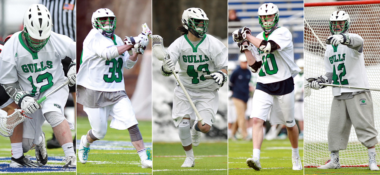 Five Placed on NEILA All-New England Men's Lacrosse Teams