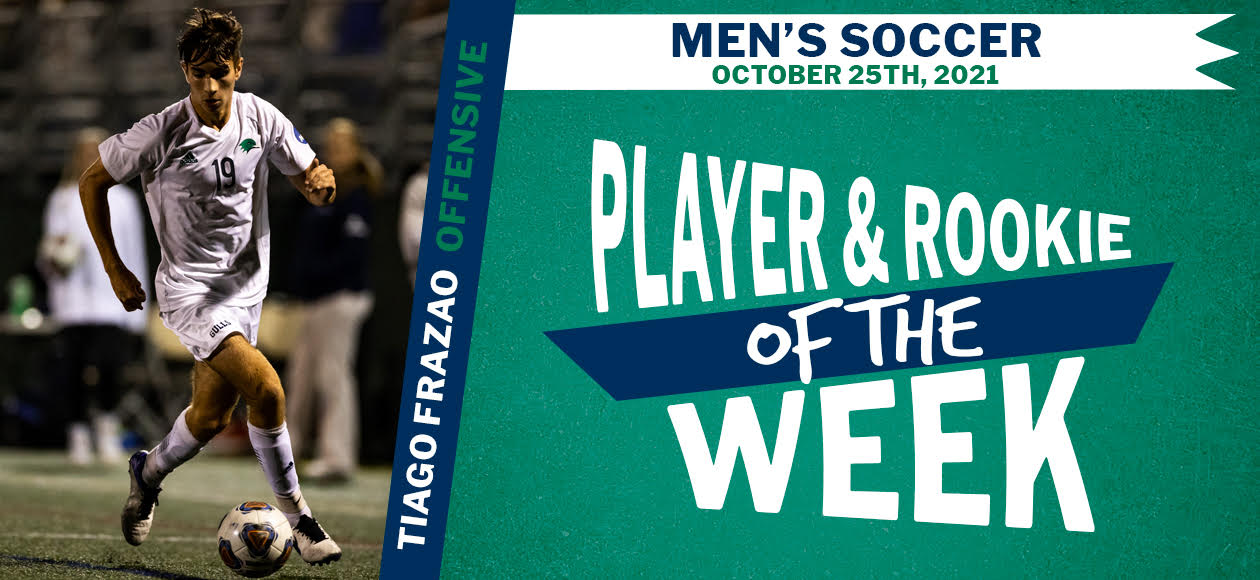Tiago Frazao Earns CCC Offensive Player/Rookie of the Week Honors
