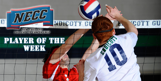 Joshua Bruno claims Endicott's first ever NECC Player of the Week award