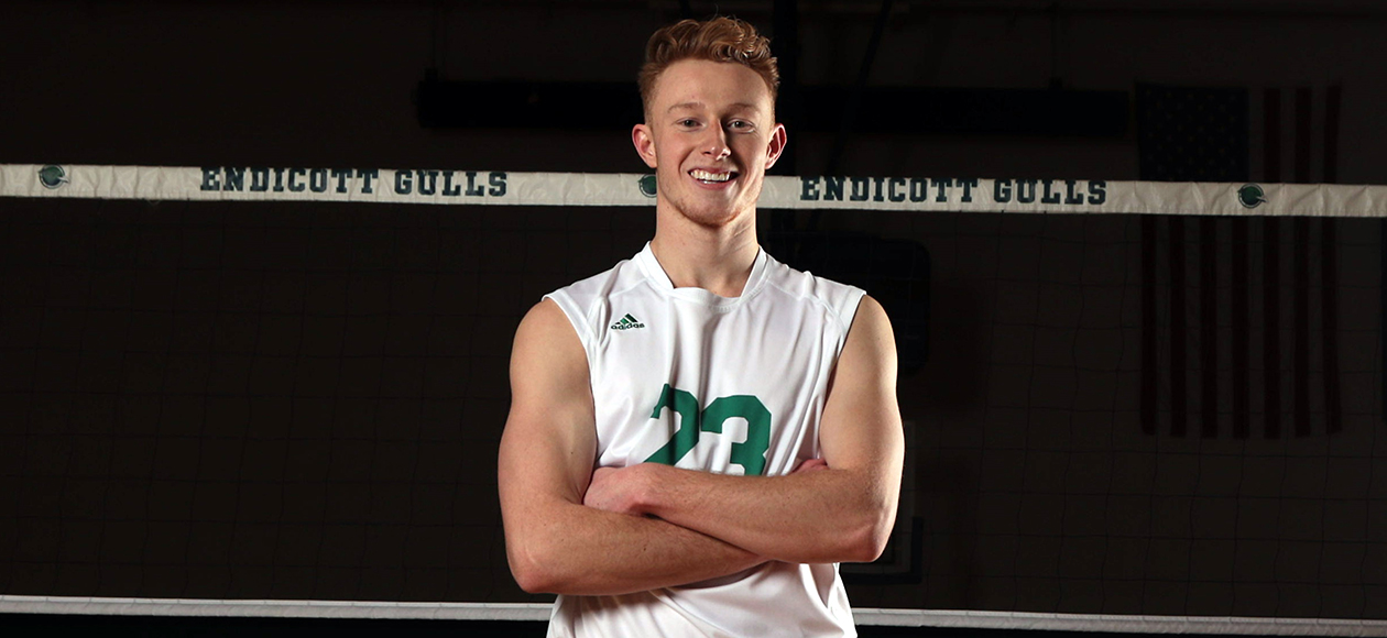 Bryn Lipton Claims NECC Men’s Volleyball Player Of The Week Accolades