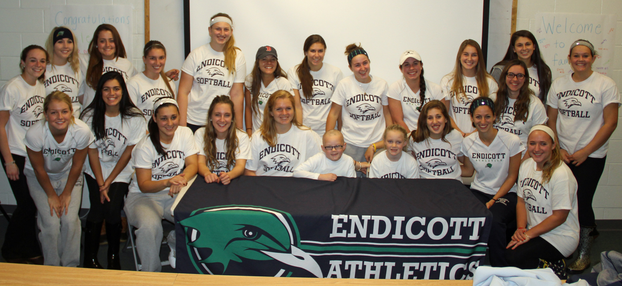 Endicott Softball Signs Riley Fessenden to the 2015 Roster on "Draft Day"