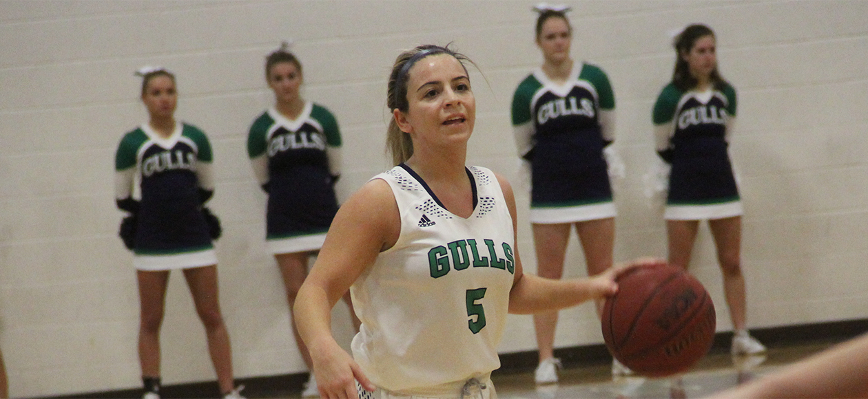Coppola Notches First Career Double-Double As Gulls Down WIT, 58-44