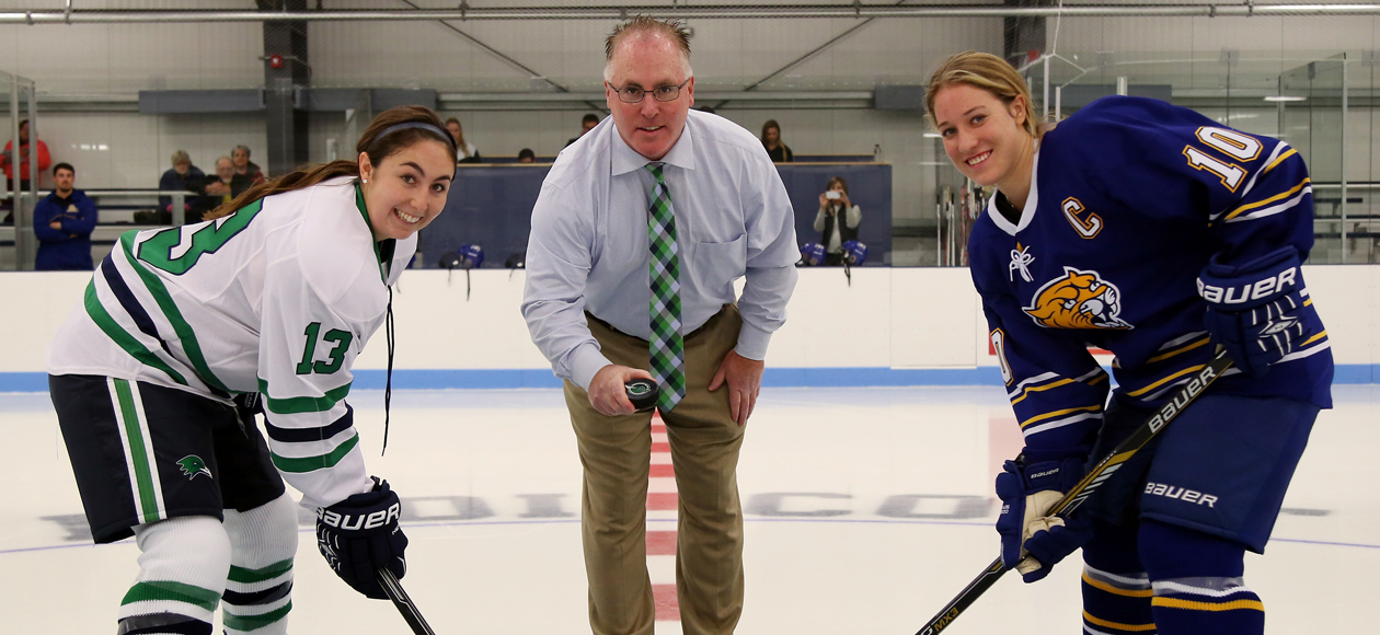 Women’s Ice Hockey Earns First-Ever Win At Raymond J. Bourque Arena Versus JWU, 2-0
