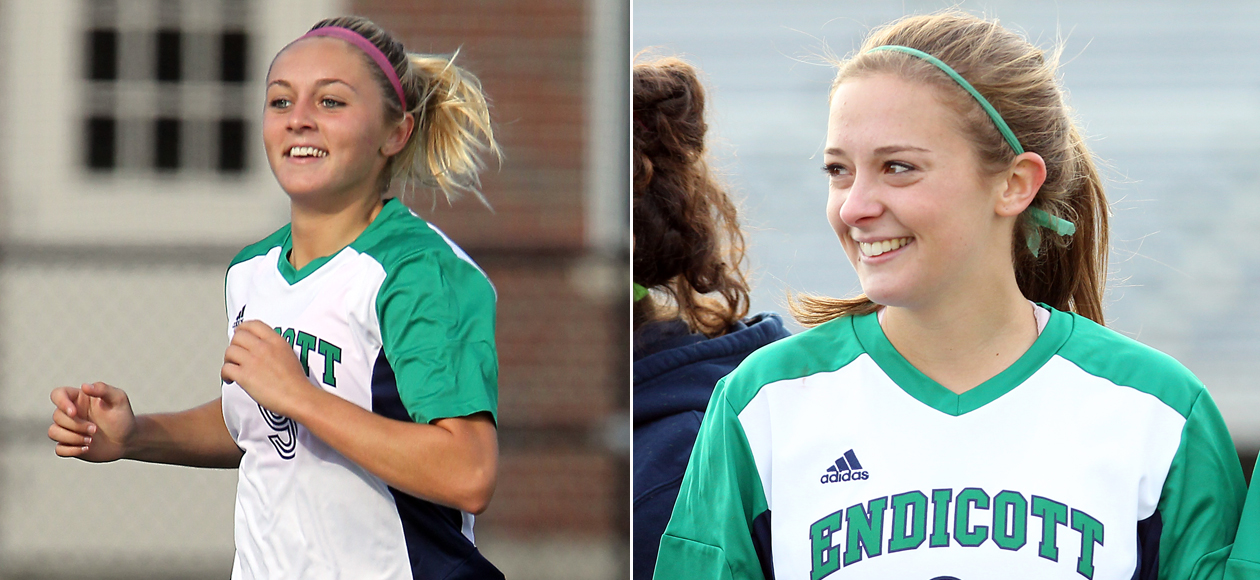 Then & Now: Vanessa Caruccio ’13 And Ashley Mueskes (Women’s Soccer)