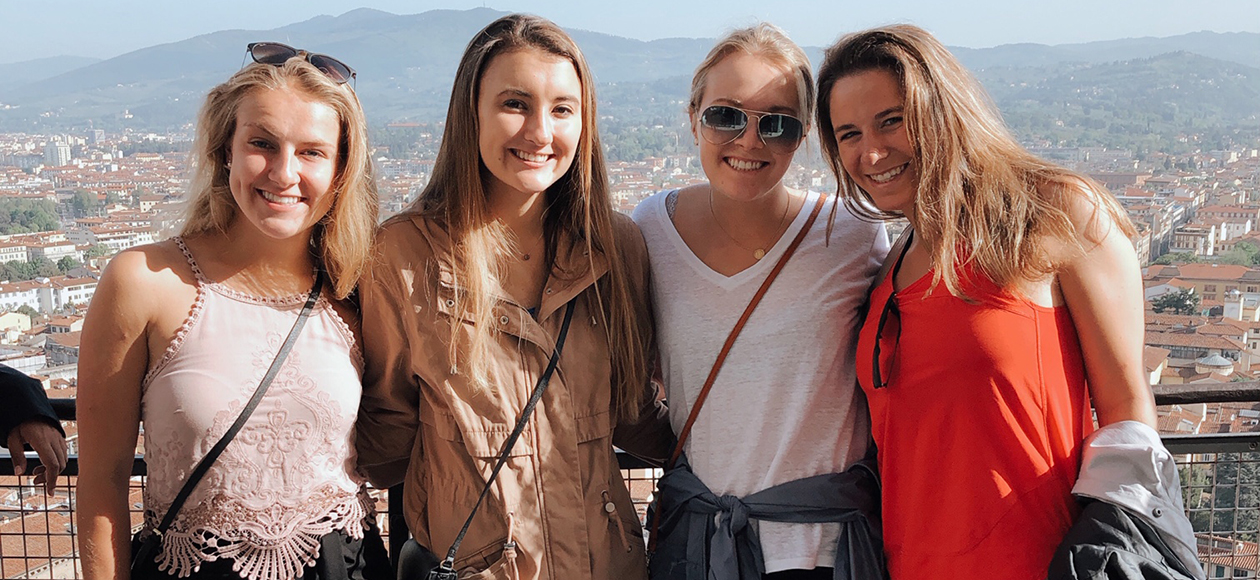Hannah Pesci '20 Lets Her Guard Down During Study Abroad Trip To Europe