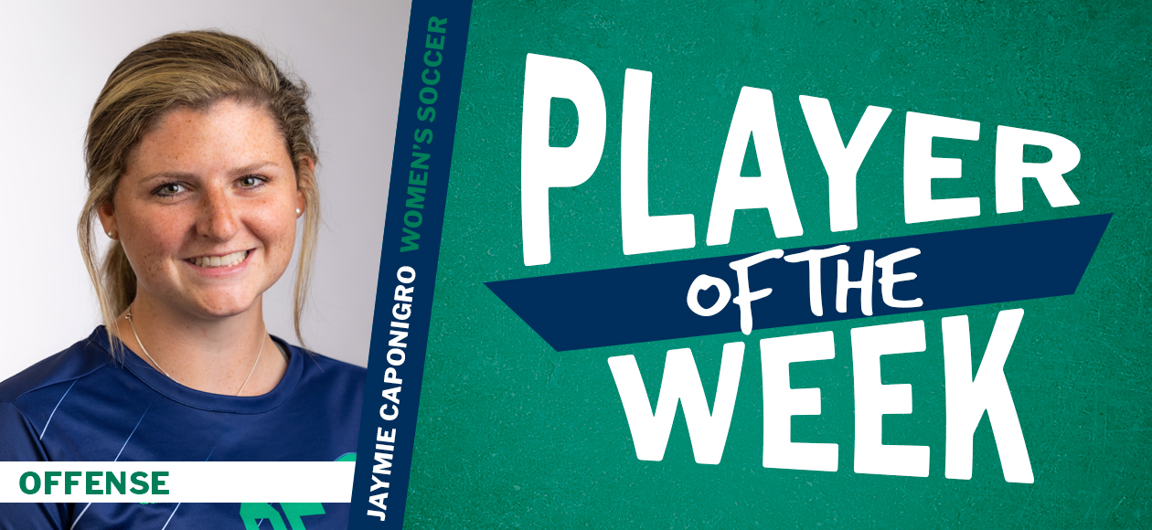 Caponigro Named CCC Offensive Player of the Week