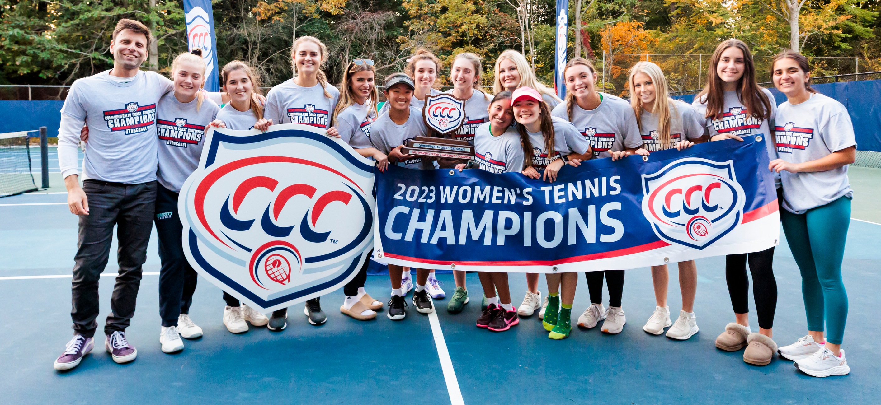 CCC CHAMPIONSHIP: Women’s Tennis Rallies Past Nichols To Complete Four-Peat
