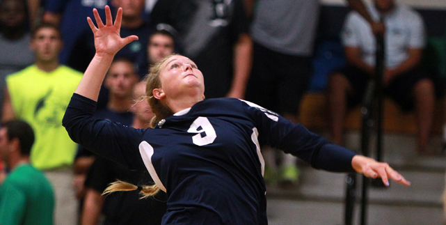 Endicott Continues Strong Play with Four-Set Win over Simmons