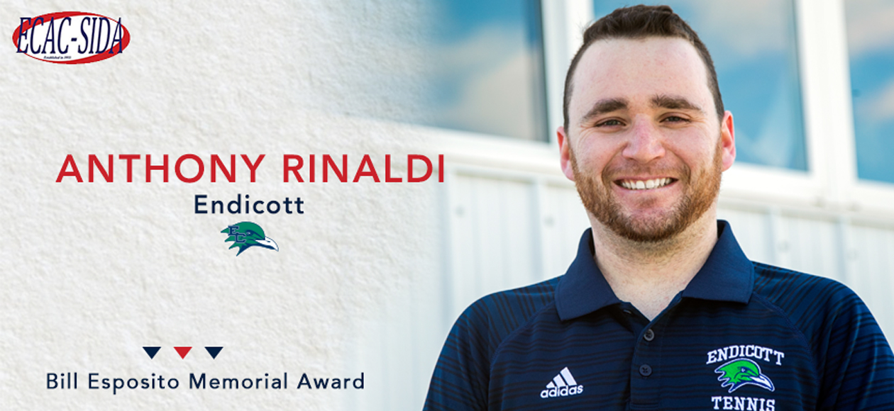 Anthony Rinaldi '19 Named 2019 ECAC-SIDA Bill Esposito Memorial Award Winner