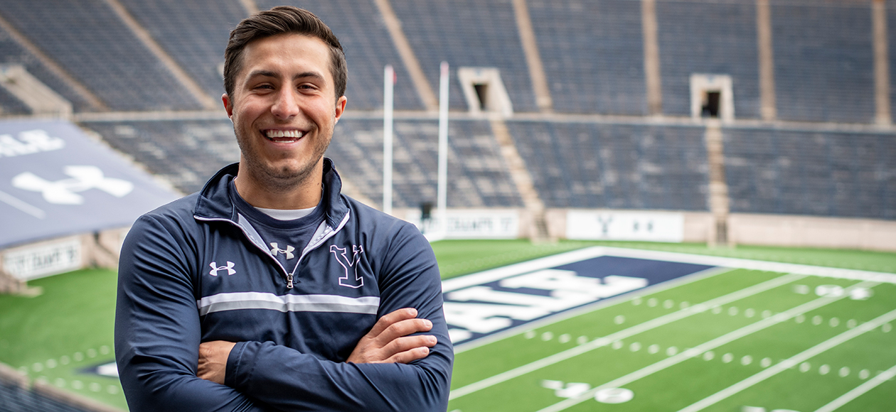 #ThisIsEndicott – Jake Pelletier '17 Makes Impact Felt As Director Of Recruiting For Yale Football