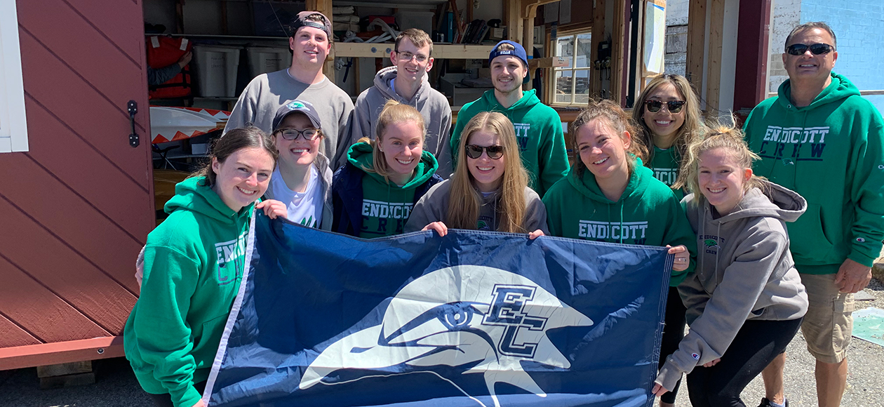 Crew Team Completes Community Service Project At Maritime Gloucester