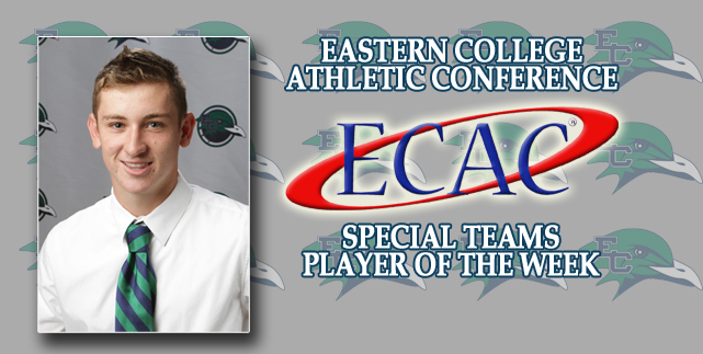 Rushe named ECAC DIII New England Special Teams Player of the Week