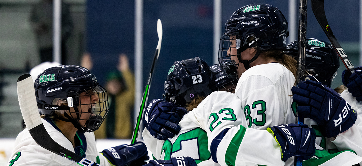 No. 8 Women's Ice Hockey Shuts Out UNE, 3-0