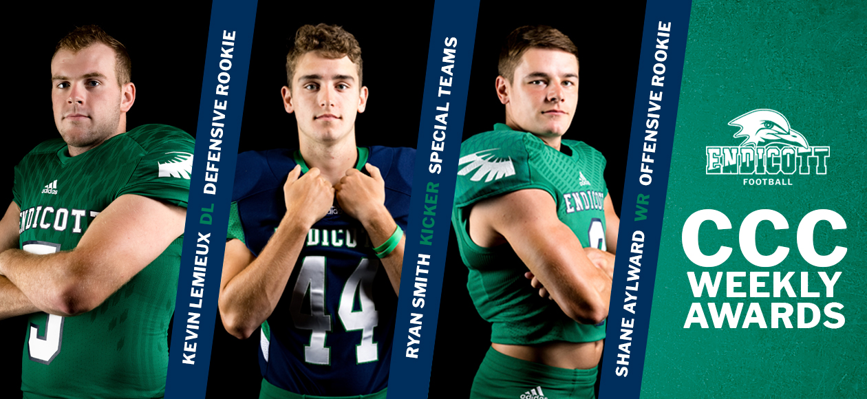 Trio Of Gulls Receive CCC Football Weekly Awards