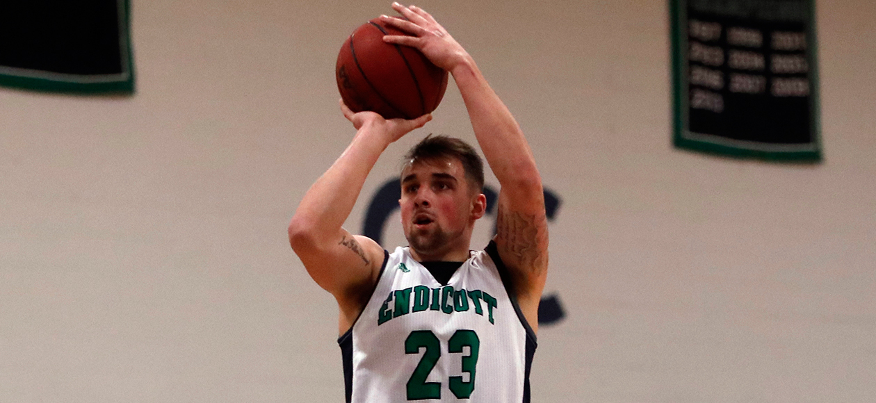 Keith Brown shoots the ball.