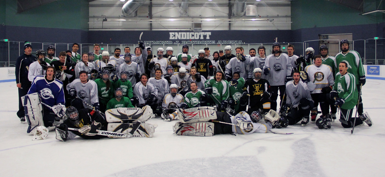 Endicott Men’s & Women’s Ice Hockey Programs Team Up With East Coast Jumbos