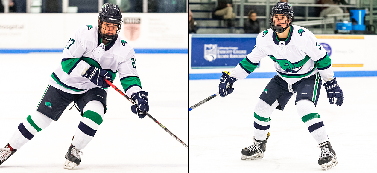 Simons, Amsley Receive CCC Men’s Ice Hockey Weekly Awards