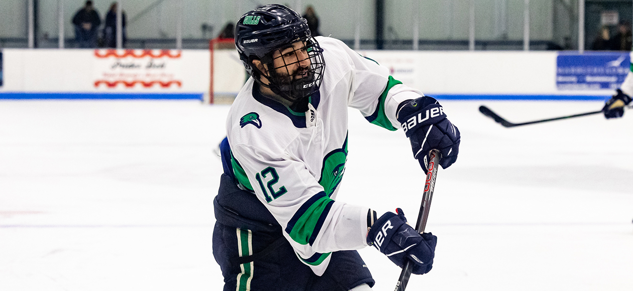 No. 15 Men's Ice Hockey Takes No. 11 UNE To The Brink, 5-4