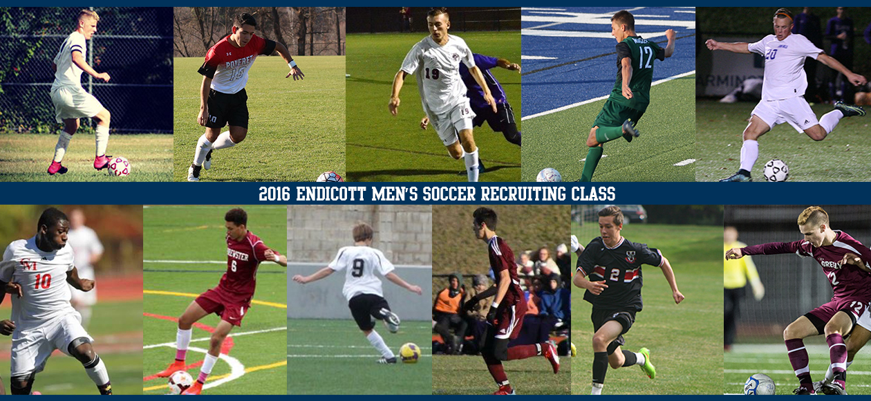 Endicott Men's Soccer Announces 2016 Recruiting Class