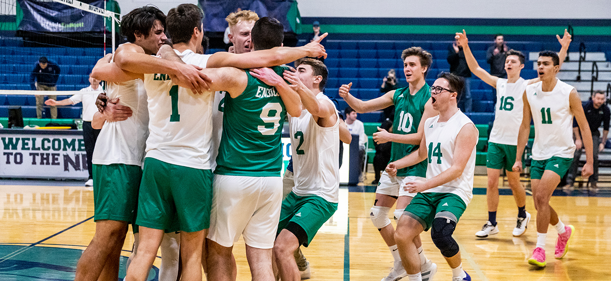 No. 13 Men’s Volleyball Takes Down No. 4 Stevens, 3-2; Gulls Top Highest Nationally Ranked Opponent In Program History