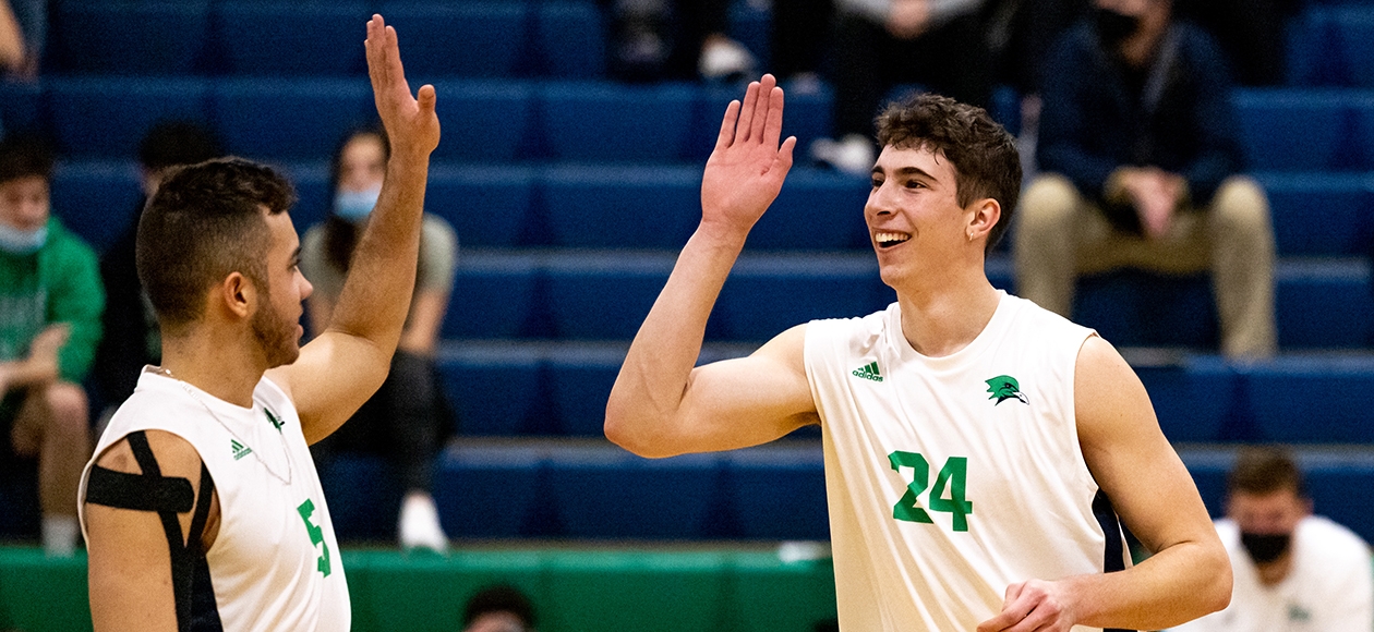 Men's Volleyball Earns Gritty Win Over Eastern Nazarene, 3-2