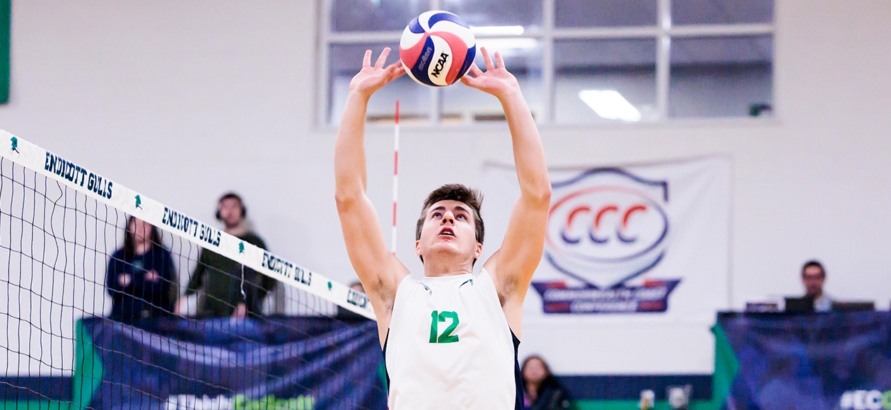 Rivier Sweeps Men’s Volleyball, 3-0