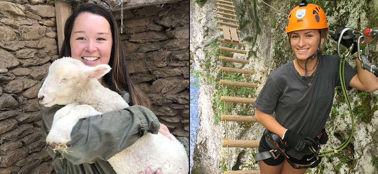 Maddie Connelly and Zoe Rose Study Abroad in Ireland and Italy