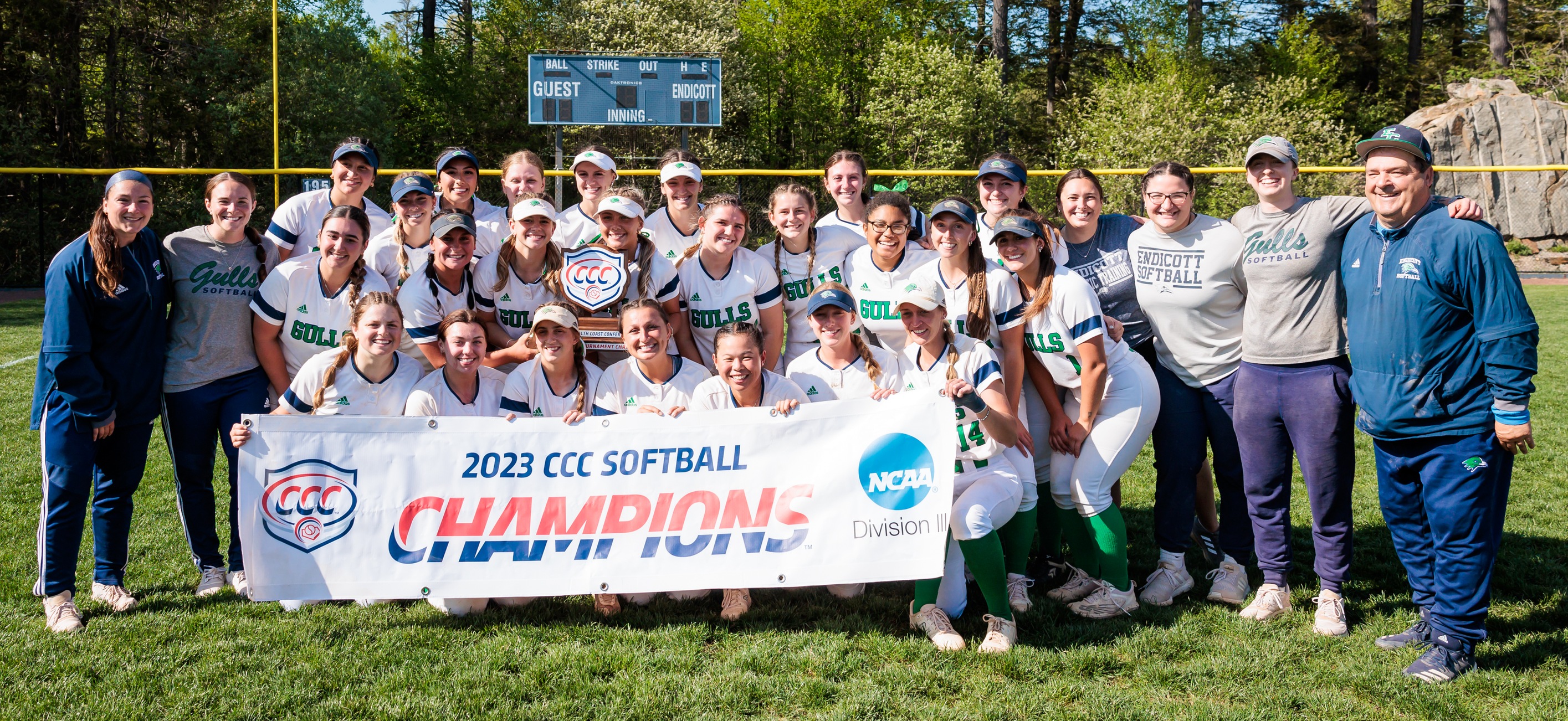 CCC CHAMPIONS! Gulls Sweep Western New England To Win Fourth Straight Title
