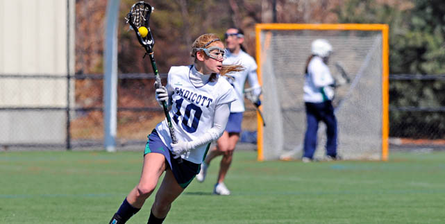 Cunningham paces women's lacrosse in 20-6 win over UNE