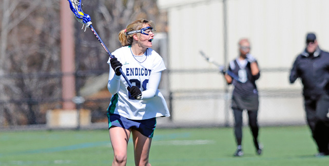 Strong first half pushes women's lacrosse past Roger Williams