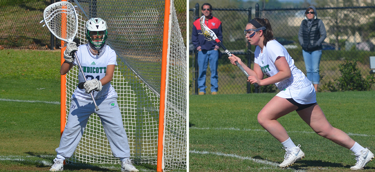 Bella Rino and Meghan Dutchyshyn earn conference weekly awards.