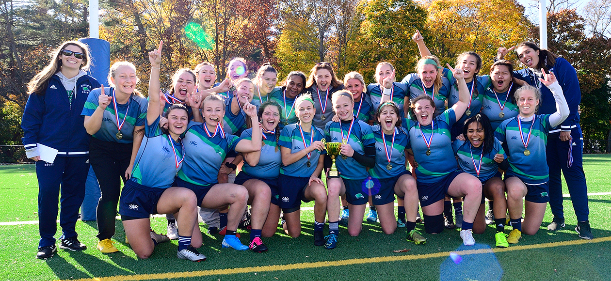 Women’s Rugby Tops Salve Regina In CCRC Championship, 34-31