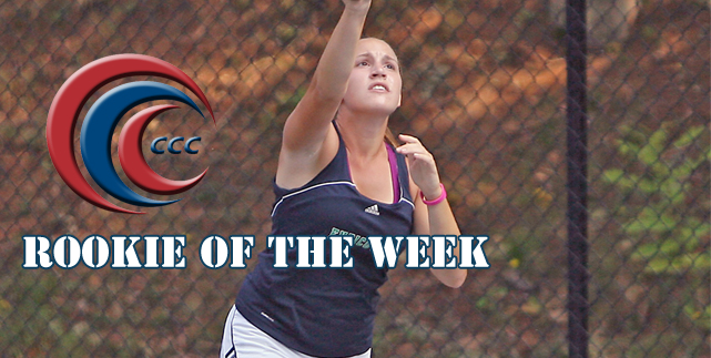Amy Heacox takes CCC Rookie of the Week honors