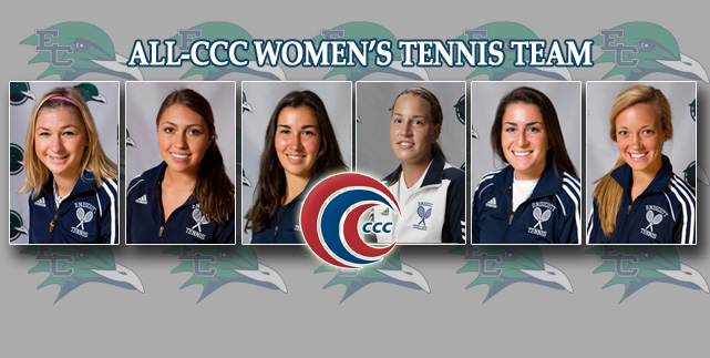 Six Gulls recognized on All-CCC Women’s Tennis Team
