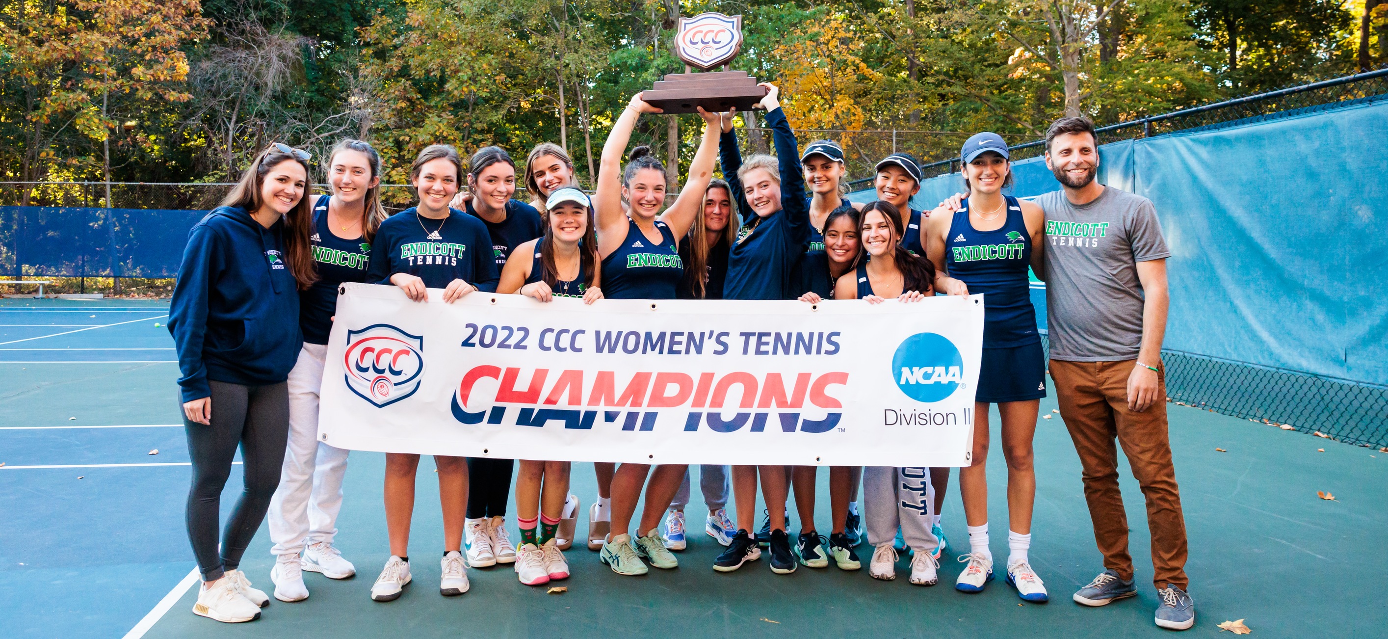 CCC CHAMPIONSHIP: Women’s Tennis Completes Three-Peat In 5-0 Win Over Nichols