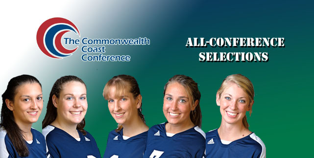 Five volleyballers earn All-TCCC honors