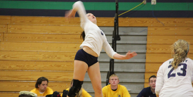 Endicott Downs St. Anselm 3-2 in Five Sets as Dolan Nearly Ties School Record